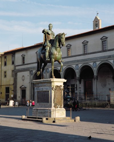 Reiterstatue von Großherzog Ferdinand, 1608 von Giambologna